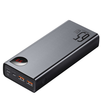 Powerbank Baseus Adaman 2x USB / 1x USB Tip C / 1x Micro USB 20000mAh 65W Quick Charge 4.0 Power Delivery Negru (PPIMDA-D01) foto