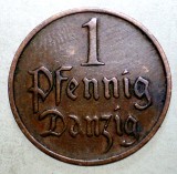 Moneda Danzig 1 Pfennig 1929 Bronz KM#140 - Numismatica