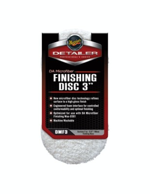 Set 2 paduri de finisare cu microfibra Meguiar&amp;#039;s DA Microfiber Finishing Discs, 86mm foto