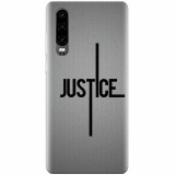 Husa silicon pentru Huawei P30, Amir Justice Minimalistic Nubheebuccus Text