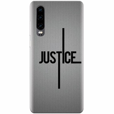 Husa silicon pentru Huawei P30, Amir Justice Minimalistic Nubheebuccus Text foto