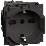 Priza schuko standard german italian 2M 16A Living Now Bticino negru KG4140A16