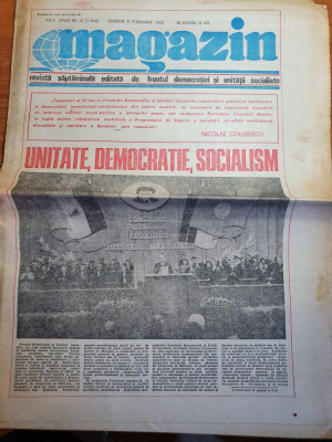 magazin 9 februarie 1985-articol si foto statiunea voineasa foto