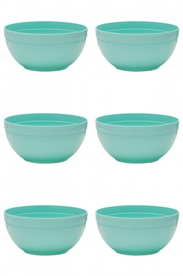 Set boluri, 6 piese, 2.5 l, Plastic, Verde Marin foto