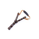 Cumpara ieftin Prastie Lemn Handmade, 19cm, Maro, Tir Sportiv, Durabila, Mecanica