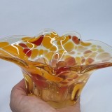 Scrumiera sticla masiva Murano vintage - 25 cm L