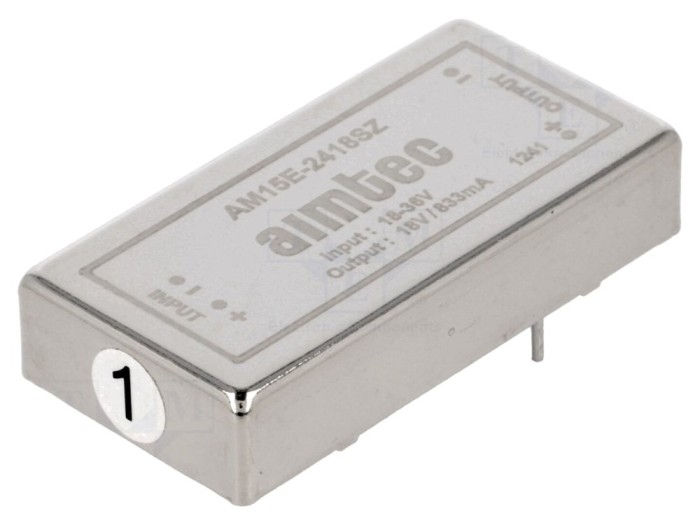 Convertor DC/DC 15W 18V 0,8A