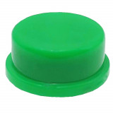 Buton plastic, verde, 13x8mm, 157222