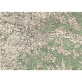Harta Oradea si imprej., British Army, 1943, 50x70cm, repro