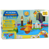 Puzzle din spuma - World Wide - Monuments on the Map | ImagiMake