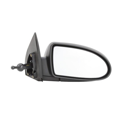 Oglinda exterioara Hyundai Accent (Mc) 09.2006-01.2010 partea dreapta BestAutoVest crom convex carcasa neagra reglare manuala prin cablu fara incalzi foto