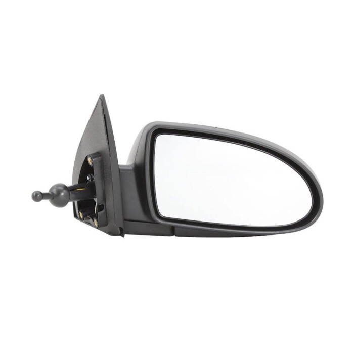 Oglinda exterioara Hyundai Accent (Mc) 09.2006-01.2010 partea dreapta BestAutoVest crom convex carcasa neagra reglare manuala prin cablu fara incalzi