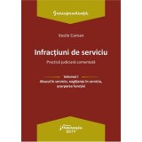 Infractiuni de serviciu. Volumul I. Abuzul in serviciu, neglijenta in serviciu, uzurparea functiei. Practica judiciara comentata - Vasile Coman