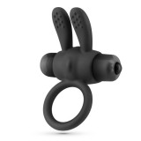 Inele vibratoare - Crushious Pluto Inel de Penis din Silicon cu Glont Vibrator Atinge Clitorisul la Fiecare Impingere