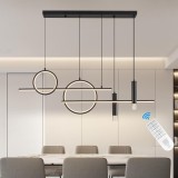 Cumpara ieftin Lustra Led, 60W cu telecomanda, Caldura Lumini Ajustabila - CN