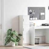 Cumpara ieftin Bufet Alb Alb Lemn MDF Mediu Bufet Alb Dreptunghiular Modern
