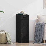 VidaXL Bufet cu sertar Stejar negru 30 x 42.5 x 93 cm Lemn compozit