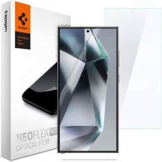 [Pachet 2x] Folie Samsung Galaxy S24 Ultra Spigen Neo Flex, transparenta foto