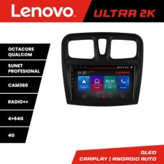 Navigatie Dacia Sandero 2012-2020 var B Android radio gps internet quad core 8 core QLED Qualcomm 4+64 360 Lenovo CarStore Technology