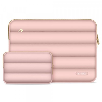 Husa Tech-Protect PUFFY pentru Laptop 15inch / 16inch, Roz foto