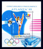 RO 1995 LP 1398 &quot;Conc. Preolimpice Atlanta&quot;,colita 297 (a seriei 1397),MNH, Nestampilat