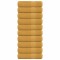Prosoape de baie 10 buc Aur 100x150 cm 360 g/m&sup2; 100% bumbac