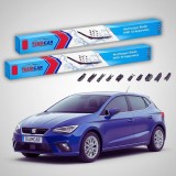 Cumpara ieftin Ștergătoare Seat Ibiza 6F 2017-prezent | Set Față Flat &ndash; TeamCar&reg;