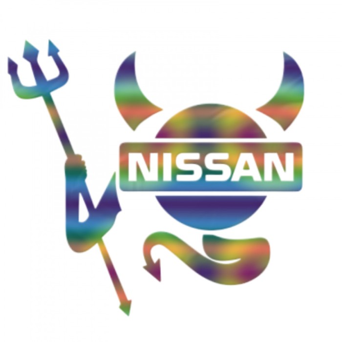 Sticker Nissan Devil , Autocolant Tuning Agresiv pentru Masina Ta