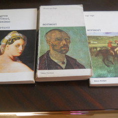 Set 3 volume - Ingres., Edgar Degas , Van Gogh vol 1 - Scrisori