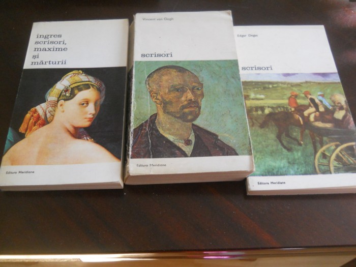 Set 3 volume - Ingres., Edgar Degas , Van Gogh vol 1 - Scrisori