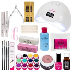 Kit Unghii Gel SensoPRO Milano Color Joy + Lampa UV LED