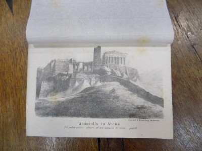Acropolis in Atena 1857 foto