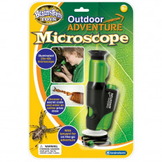 Microscop Brainstorm Toys, zoom 20x, 6 ani+, Verde/Negru foto