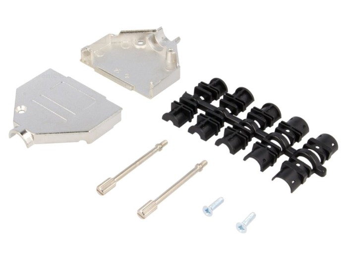 Carcasă conector D-Sub ecranată, drept