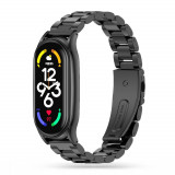 Curea Tech-Protect Stainless pentru Xiaomi Mi Smart Band 7/7 NFC Negru