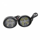 LED Runda Motocicleta Lumini de lucru 12-30v 32w