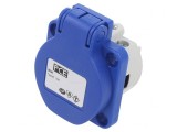 Conector Alimentare AC 250V 16A 2P+PE Albastru