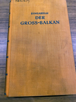 Italo Zingarelli - Der Gross Balkan 1927 - regalitate foto