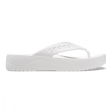 Slapi Crocs Baya Platform Flip Alb - White, 36 - 39, 41, 42