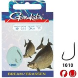 Carlige legate Bream Feeder Gamakatsu (Diametru fir: 0.16 mm, Marime Carlige: Nr. 10)