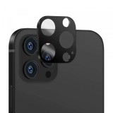 Folie de protectie Camera Spate Techsuit pentru Apple iPhone 12 Pro, Sticla Securizata, Neagra