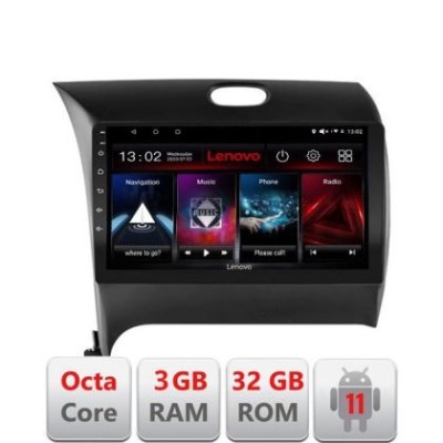 Navigatie Kia Cerato 2013-2017 D-1562 Octa Core cu Android Radio Bluetooth Internet GPS WIFI DSP 3+32 GB 4G KIT LENOVO LITE CarStore Technology foto