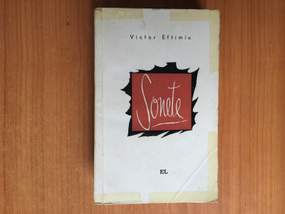 n1 Sonete - Victor Eftimiu foto