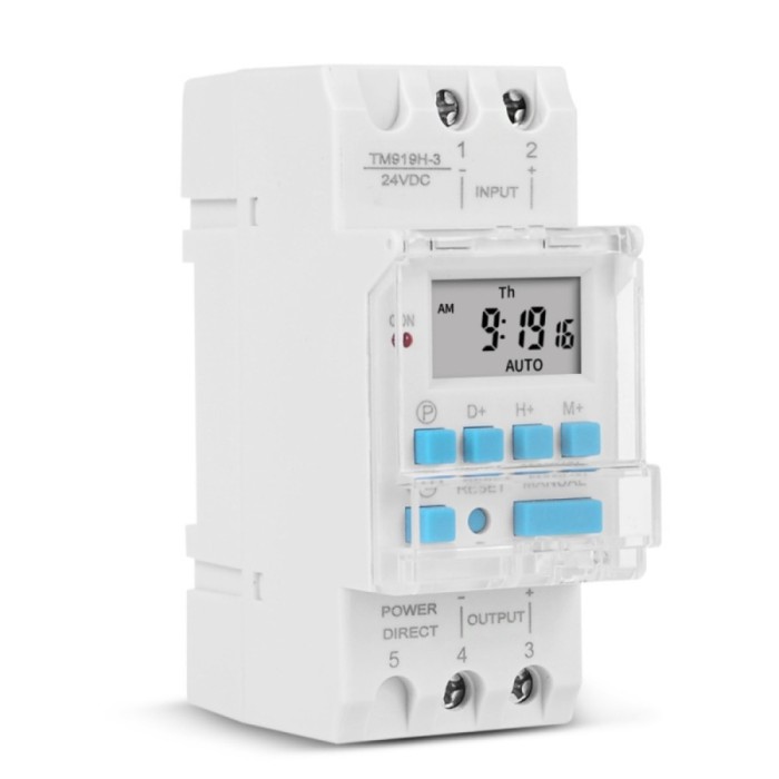 Programator digital Sinotimer TM919H-3, IP20, 16 A, 24 V