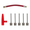 Set Ace Umflat, 7 Piese, Tub Flexibil Cauciuc, V&acirc;rf Plastic, Multicolor, Oem