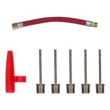 Set Ace Umflat, 7 Piese, Tub Flexibil Cauciuc, V&acirc;rf Plastic, Multicolor