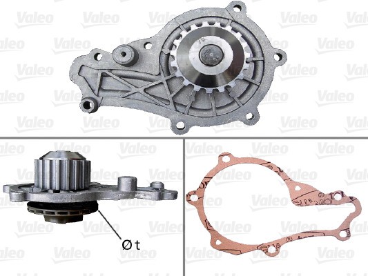 VALEO 506715 Pompă de apă, răcire motor