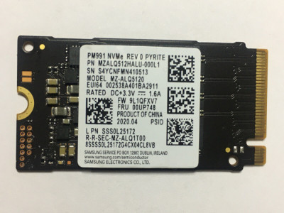 Samsung MZ-ALQ5120 512GB M.2 2242 NVME PCIE 3.0 SSD pentru Lenovo SSS0Z86693 Laptop foto