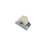 Cumpara ieftin Rola pentru poarta, fara canal, din plastic, alba, 30 mm