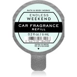 Bath &amp; Body Works Endless Weekend parfum pentru masina rezervă 6 ml